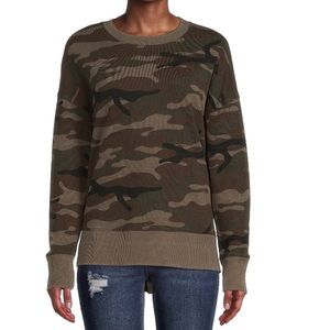 Camo crew neck
